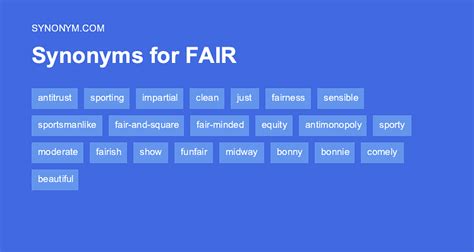 it would not be fair. . Synonyms for not fair